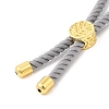 Twisted Nylon Cord Silder Bracelets DIY-B066-03G-19-3