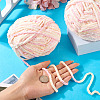 2 Skeins Polyester Yarn for Knitting & Crochet OCOR-TA0003-09A-7