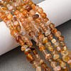 Dyed Natural Carnelian Beads Strands G-F465-22-2