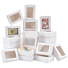 Foldable Creative Kraft Paper Mailer Boxes with Visible Window CON-WH0113-08A-03-1