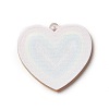 Rainbow Color Printed Acrylic Pendants OACR-B006-01F-2