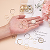 Craftdady 64Pcs 8 Styles 304 Stainless Steel Linking Ring STAS-CD0001-19-5