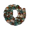 Natural Peacock Agate Beads Strands G-N362-19A-01-3