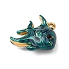 304 Stainless Steel Enamel Pendants STAS-B112-01G-03-2