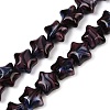 Handmade Millefiori Glass Beads Strands LAMP-H067-01K-1
