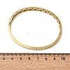 304 Stainless Steel Glass Hinged Bangles for Women BJEW-B168-14G-4