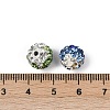 60Pcs 6 Color Handmade Polymer Clay Rhinestone Beads PORC-PH0001-38-3
