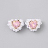 Polymer Clay Rhinestone with Crystal Beads FIND-WH0518-93E-1