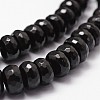 Natural Black Onyx Beads Strands G-P161-23-6x4mm-3