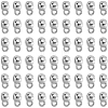 400Pcs CCB Plastic Tube Bails CCB-SC0001-28P-7
