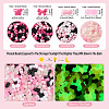 89G 4 Styles Opaque & Transparent Acrylic Beads Sets MACR-TA0003-02-4