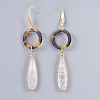 Natural Quartz Crystal Dangle Earrings EJEW-JE03279-2