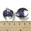 Bat Natural Lapis Lazuli Pendants G-F766-03AS-07-3