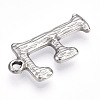 304 Stainless Steel Pendants STAS-N117-01P-F-2