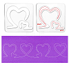 Acrylic Earring Handwork Template TOOL-WH0152-013-5