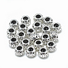 Thailand 925 Sterling Silver European Beads STER-T002-42AS-1