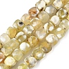 Natural Fire Crackle Agate Beads Strands G-H078-C49-6mm-05-2