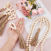 Wooden Beaded Napkin Rings AJEW-FH00006-3