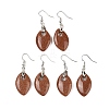 Natural & Synthetic Mixed Stone Dangle Earrings EJEW-F343-B-2