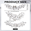 2Pcs Detachable Alloy Rhinestone Shoe Buckle Clips AJEW-LP0001-33-2