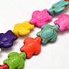Dyed Synthetic Turquoise Beads Strands LS-G-M152-01-B-1