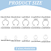 DIY Blank Adjustable 304 Stainless Steel Finger Rings Making Kits DIY-AN0001-22-2