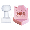 Clear Acrylic Soap Stamps with Big Handles DIY-WH0437-013-1
