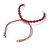 Adjustable Polyester Braided Cord Bracelet Making AJEW-JB00848-05-3