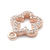 925 Sterling Silver Micro Pave Clear Cubic Zirconia Charms STER-A034-02B-RG-2