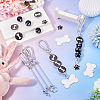 DIY Paw Print Keychain Making Kits DIY-TA0013-74-8
