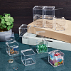30Pcs Square Transparent PS Plastic Minifigures Display Cases ODIS-GA0001-85-4