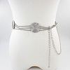 Vintage Alloy Geometric Disc Link Chain Waist Belly Chains for Women FS-WGD731C-03-1