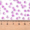 6/0 Inside Colours Transparent Glass Seed Beads SEED-T007-07J-4