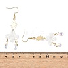 Glass Dangle Earrings EJEW-MZ00752-5