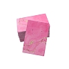 100Pcs Rectangle Gold Stamping Paper Necklace and Earring Display Cards PW-WG32565-01-1