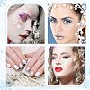 Women's PET Plastic Self Adhesive Face Glitter Stickers for Makeup DIY-OC0009-95B-7