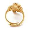Light Gold Brass Adjustable Rings for Women RJEW-A022-01D-2