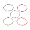 Glass Seed Bead Beaded Bracelets for Women BJEW-JB09287-1