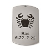 Non-Tarnish 304 Stainless Steel Pendants LS-STAS-C098-01E-P-1