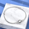 Brass Snake Chain Link Bracelets for Men Women BJEW-G736-06P-2