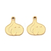 Vegetables 304 Stainless Steel Enamel Charms STAS-C137-02J-G-1