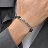 Fashionable Stainless Steel Chain Bracelets for Men PW-WGD2689-01-4