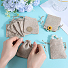 Beebeecraft 24Pcs Burlap Packing Pouches Drawstring Bags ABAG-BBC0001-07A-3