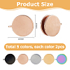10Pcs 5 Colors 304 Stainless Steel Cuff Earrings EJEW-HS0001-34A-2