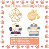 4Pcs 4 Styles 304 Stainless Steel Enamel Pendants STAS-YW0011-19-3