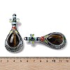 Tibetan Style Alloy Brooches JEWB-A021-04AS-06-3