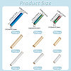 2700Pcs 9 Styles Glass Bugle Beads SEED-PA0001-11-2
