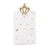 Rectangle Crown Earring Display Cards CDIS-P007-D01-1