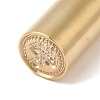 Double-Sided Engraving Wax Seal Brass Stamp AJEW-C031-02F-3