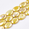 AB Color Freshwater Shell Beads Strands SHEL-S274-39D-1